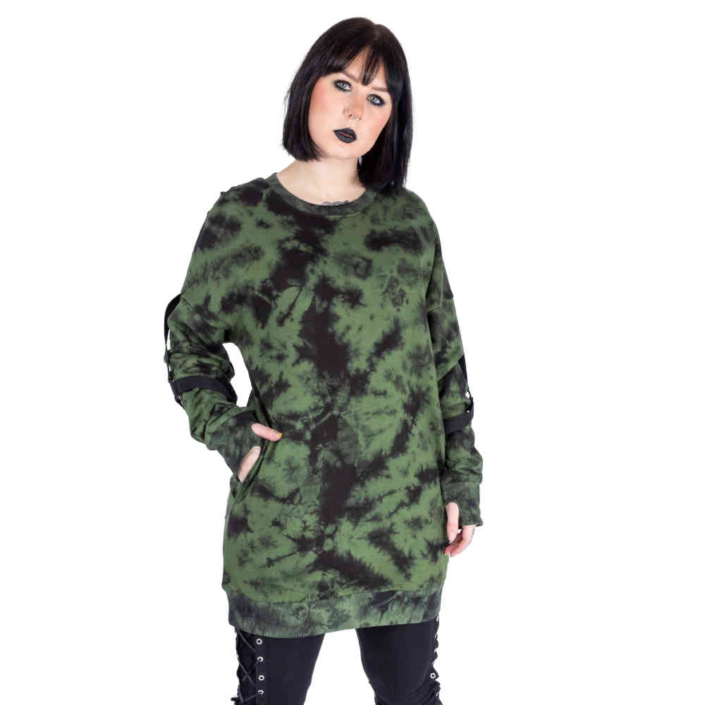 Poizen Industries - Kami Chandail - Vert/Noir